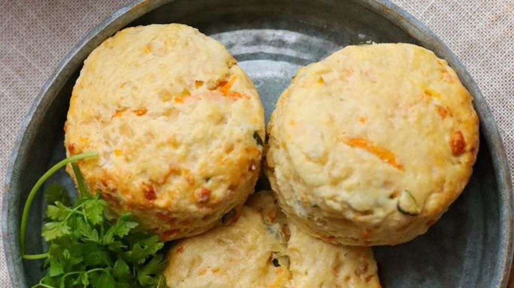 Scones de patate douce.