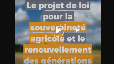 Le projet de loi agricole a été présenté le 3 avril en conseil des ministres Le projet de loi agricole a été présenté le 3 avril en conseil des ministres