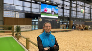 Coralie Lecherpy, participant au concours de jeunes pointeurs bovins au Salon de l'agriculture 2024. Coralie Lecherpy, participant au concours de jeunes pointeurs bovins au Salon de l'agriculture 2024.