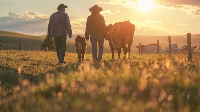 « Qu'est-ce qu'être éleveur aujourd'hui ? » Autrement dit : « Pourquoi, des gens choisissent encore cette profession et l'exercent de nombreuses années ? »