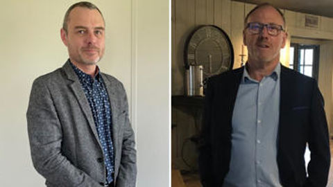 Arrivé en début d'année aux Ets Bodin, Christophe Degenne (à g.) a travaillé avec Pascal Cron jusqu'à son départ fin mars.