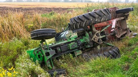 Le renversement de tracteur est la première cause de mortalité accidentelle chez les agriculteurs.