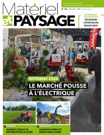 Couverture de Matériel et Paysage n°191 (édition d'avril 2024, 72 pages).