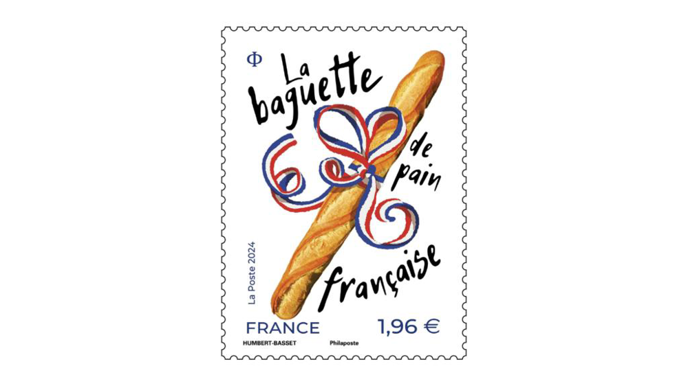 Le timbre à l'effigie de la baguette a été imprimé à 600 000 exemplaires.