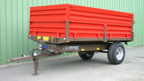 Remorque herbagère à ridelles Desmarest.