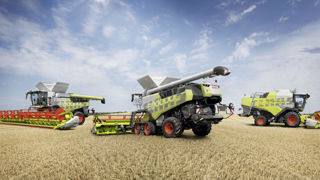 Claas célèbre la production de sa 500 000 ème moissonneuse batteuse, avec une série spéciale. Claas célèbre la production de sa 500 000 ème moissonneuse batteuse, avec une série spéciale.