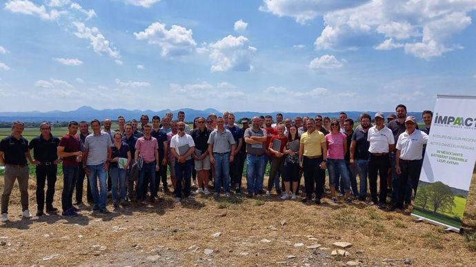La plateforme d'Aubiat (Puy-de-Dôme) a accueilli 55 TC du réseau Impaact, le 6 juin.