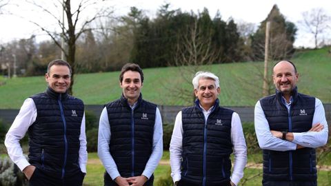 De gauche à droite, Benjamin Gauchenot, Franck Mailleux, Yannick Rouaud et Jean-Yves Augé, la nouvelle équipe de direction de M-extend. De gauche à droite, Benjamin Gauchenot, Franck Mailleux, Yannick Rouaud et Jean-Yves Augé, la nouvelle équipe de direction de M-extend.