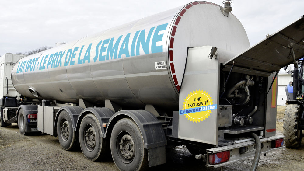 Camion de ramassage de lait
