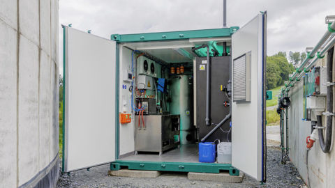 L'enrichisseur ProManure E 2950 de GEA s'installe directement sur l'exploitation.