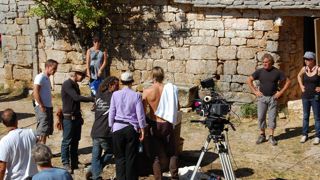 Sur le tournage du film Michael Kohlhaas d'Arnaud des Pallières.