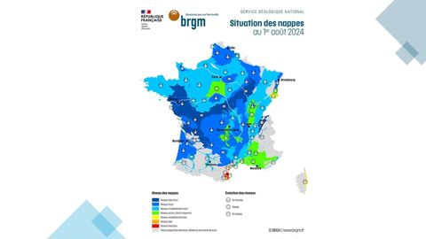 La situation des nappes d'eau souterraine françaises est « très satisfaisante » La situation des nappes d'eau souterraine françaises est « très satisfaisante »