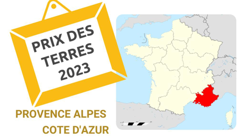 Comment le prix des terres et prés a-t-il évolué en Provence-Alpes-Côte d'Azur l'année dernière ?