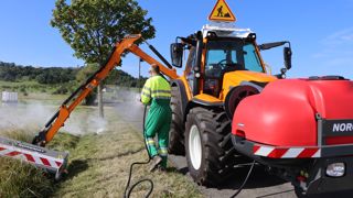 Le réservoir anti-incendie proposé par Noremat est configuré pour les accoroutistes. Il est disponible en 600 et 800 litres avec une réserve additionnelle de 80 litres.