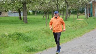 David Sénéchal, éleveur laitier dans l'Orne, se confie sur sa passion pour la course à pied.