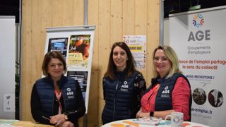 Le groupement d’employeurs AGE met en relation des seniors et des entreprises, principalement des PME et des TPE. De gauche à droite : Marion Chevreux et Stéphanie Castiau, chargées des relations entreprises, accompagnées de Carole Bernard, chargée de communication. Le groupement d’employeurs AGE met en relation des seniors et des entreprises, principalement des PME et des TPE. De gauche à droite : Marion Chevreux et Stéphanie Castiau, chargées des relations entreprises, accompagnées de Carole Bernard, chargée de communication.