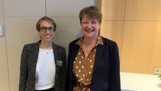 Mariane Flamary, déléguée générale de l'Usipa, et Marie-Laure Empinet, présidente de l'Usipa, le 26 septembre 2024. Mariane Flamary, déléguée générale de l'Usipa, et Marie-Laure Empinet, présidente de l'Usipa, le 26 septembre 2024.