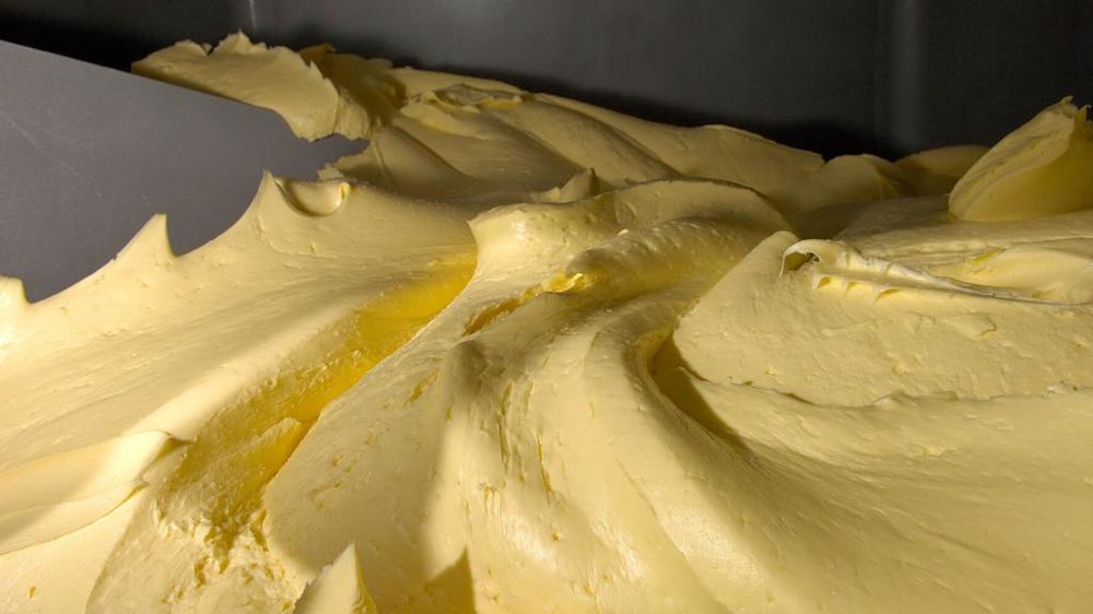 Fabrication industrielle du beurre malaxeur