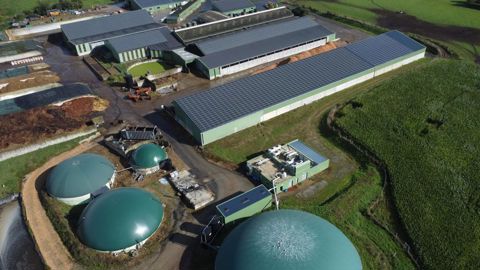 Méthanisation à la ferme des moulins de Kerollet 56
