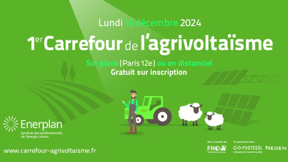 16 décembre - Journée de rencontre pour les acteurs d’un projet agrivoltaïque