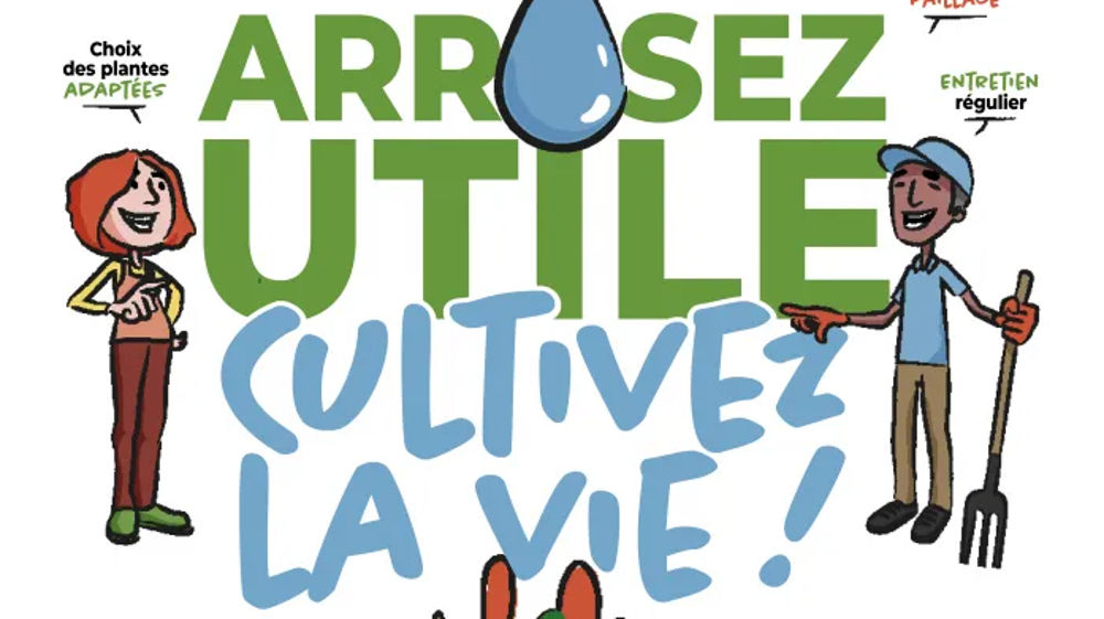 La charte nationale « Arrosez utile, cultivez la vie ! » est lancée par Valhor