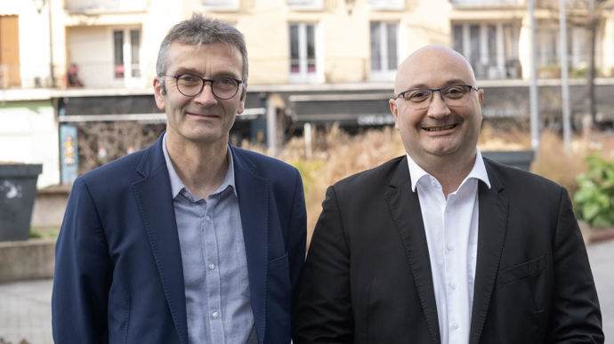 Depuis le 4 décembre, Didier Verbeke (à g.) est le nouveau président de Sénalia, qui sera dirigée par Philippe Lestrade à compter du 1er juillet 2025.