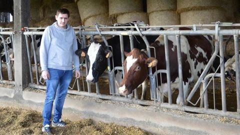 Gwendal Sourdain jeune éleveur en Ille-et-Vilaine