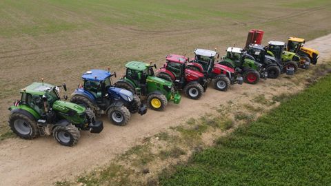 Le parcours routier a vu le Fendt être le tracteur le plus économe.