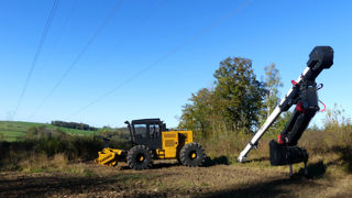 Le porteur Plaisance Equipements avec la version amovible du Skycut RTS décrochée. L'opération s'effectue en quelques minutes.