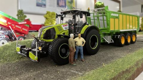 Le niveau de détail des miniatures agricoles est souvent bluffant.