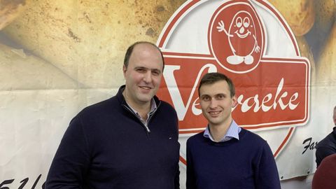 Matthieu Lenglet, actionnaire et cofondateur d’Ecofrost France, et Stiphen Vervaeke, directeur général de l'entreprise familiale du même nom.