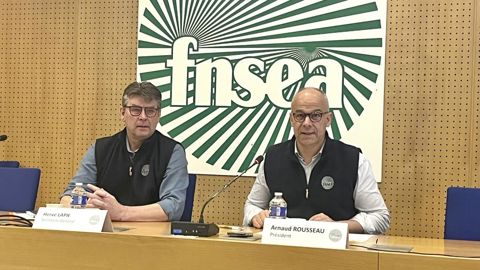 Hervé Lapie et Arnaud Rousseau ont évoqué les principaux sujets qui seront à l'ordre du jour du congrès de la FNSEA.