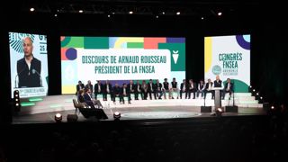 « Sans être des marchands de peur, on veut rappeler l’importance de produire pour manger », a appuyé  Arnaud Rousseau, président de la FNSEA, lors du congrès du syndicat le 27 mars 2025.