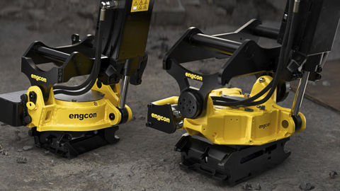Engcon : des tiltrotateurs pour petites pelles Engcon : des tiltrotateurs pour petites pelles