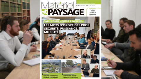 À lire dans Matériel et Paysage : grande table ronde sur les outils à batterie À lire dans Matériel et Paysage : grande table ronde sur les outils à batterie