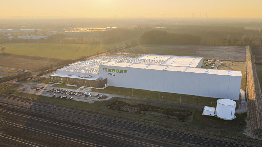 Le nouveau site logistique de Krone s'étend sur plus de 7 ha. Le nouveau site logistique de Krone s'étend sur plus de 7 ha.