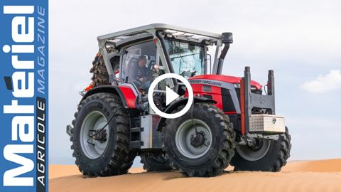 Un Massey Ferguson 8S métamorphosé pour réaliser un rallye-raid Un Massey Ferguson 8S métamorphosé pour réaliser un rallye-raid
