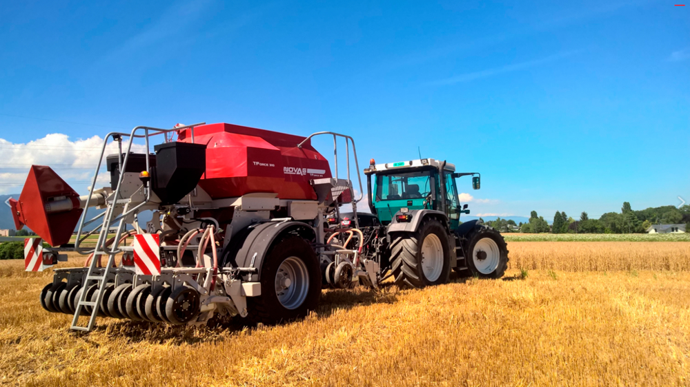 Les machines Novag sont adaptées aux semis sans travail du sol.