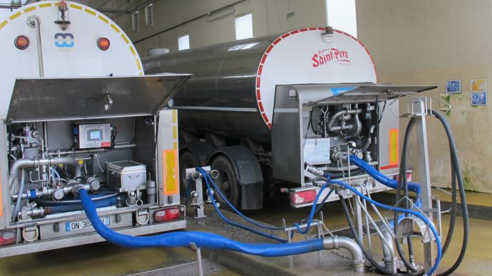 Filiale du Groupement Mousquetaires - Intermarché, la laiterie Saint-Père (Loire-Atlantique) est spécialisée en lait UHT.