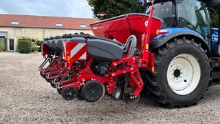 Le dispositif de régulation de la pression AutoForcePro est disponible sur tous les semoirs monograines Horsch. Le dispositif de régulation de la pression AutoForcePro est disponible sur tous les semoirs monograines Horsch.