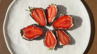 Franui aux fraises gariguette.