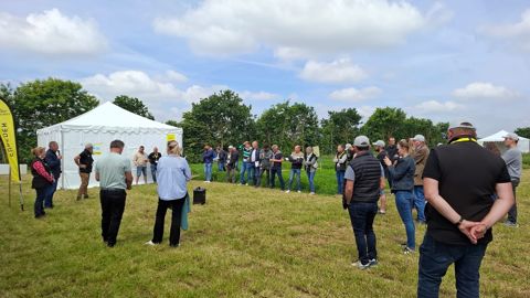 Environ 150 agriculteurs, 150 étudiants et 200 collaborateurs ont assisté aux différents ateliers lors des journées Eureden, « Du champ au tank », dédiées aux semences fourragères, les 21, 22 et 23 mai, à Goudelin (Côtes-d’Armor).