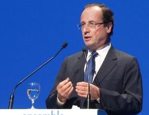 François Hollande lors du Congrès Fnsea 2012.