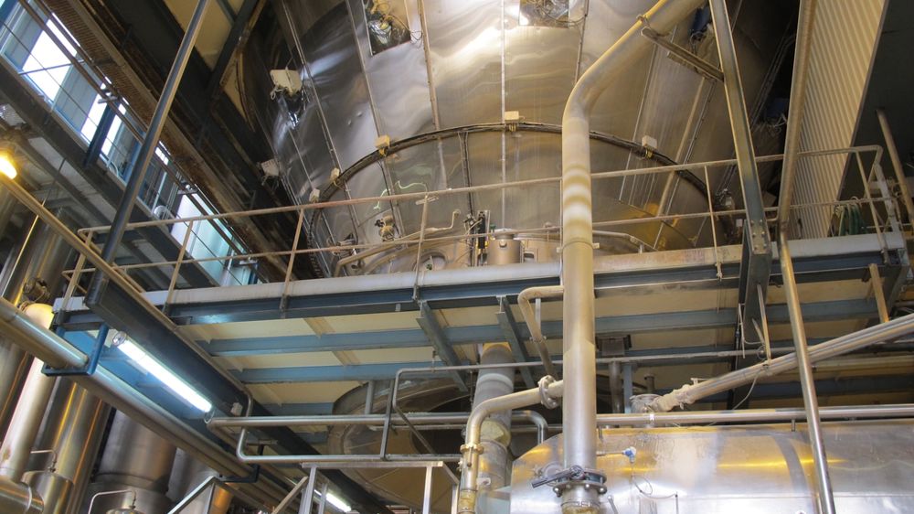 Tour de séchage lait