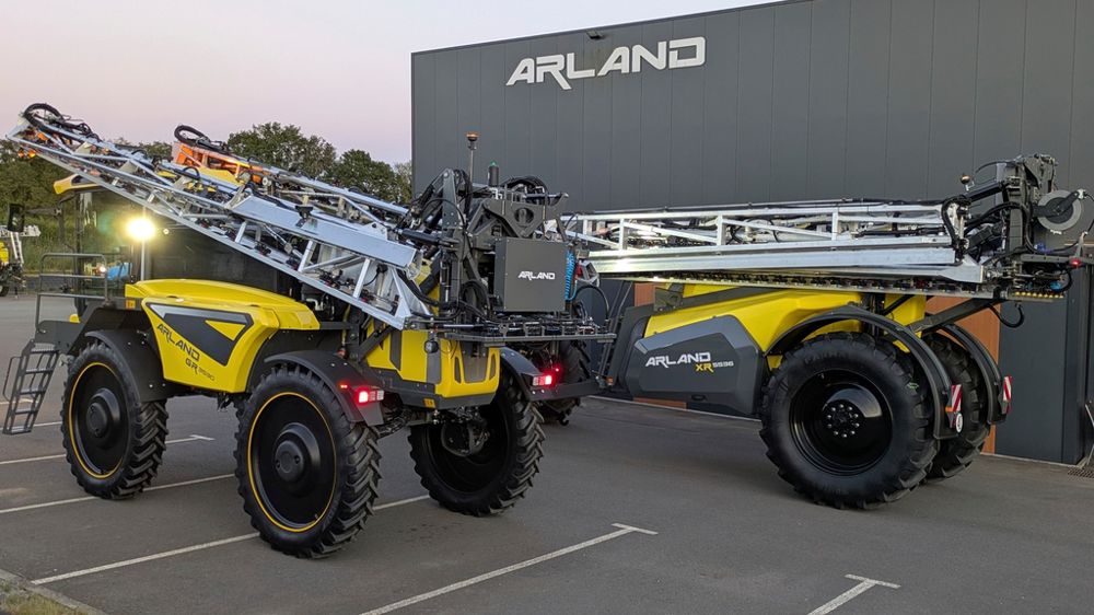 Arland entre dans la cour des grands en lançant simultanément un pulvérisateur traîné haut de gamme et un automoteur. Arland entre dans la cour des grands en lançant simultanément un pulvérisateur traîné haut de gamme et un automoteur.