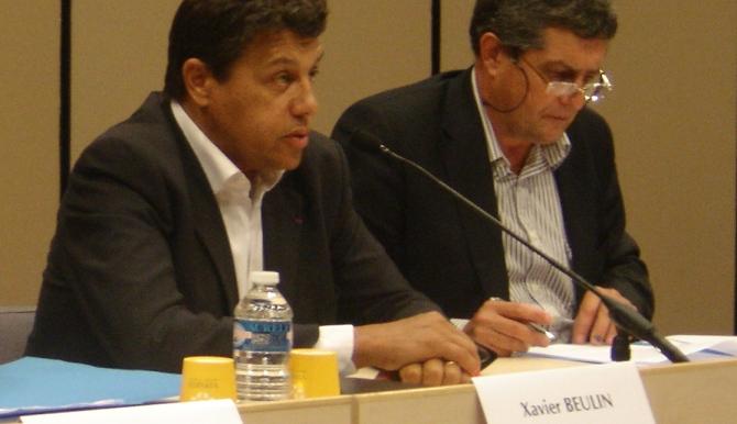 Dominique Barrau, secrétaire général de la Fnsea et Xavier Beuliin, président de la Fnsea.
