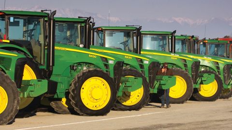 Les tracteurs agricoles sont les équipements d'occasion les plus demandés.