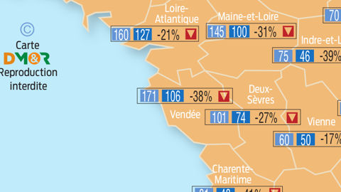 Un quart d'immatriculations en moins au mois de mai Un quart d'immatriculations en moins au mois de mai