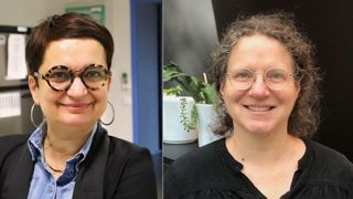 A gauche, Muriel Mercier-Bonin, directrice de recherche au sein de l'unité Toxalim de l'Inrae, copilote d'une étude de l'Inrae et du CNRS sur les plastiques dans l'agriculture et l'alimentation. A droite, Marie-France Dignac, directrice de recherche à l'Inrae, en biochimie des sols. A gauche, Muriel Mercier-Bonin, directrice de recherche au sein de l'unité Toxalim de l'Inrae, copilote d'une étude de l'Inrae et du CNRS sur les plastiques dans l'agriculture et l'alimentation. A droite, Marie-France Dignac, directrice de recherche à l'Inrae, en biochimie des sols.