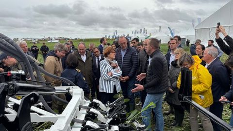 A Innov-Agri, Annie Genevard a défendu les investissements et l’accompagnement de France 2030 en faveur de la recherche et l’innovation.
